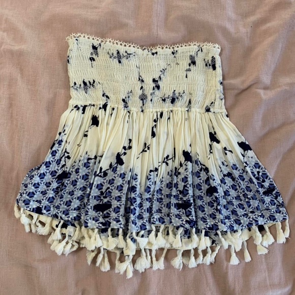 Mini Skirt Tilda Blue Oasis - Poupette St Barth